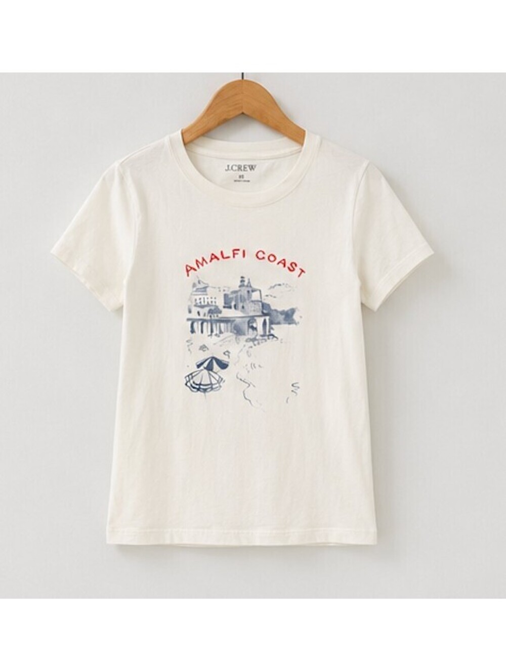 J.Crew Amalfi Coast Graphic Print T-Shirt XS - Picture 1 of 4